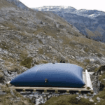 Citerne souple pour eau potable en montagne